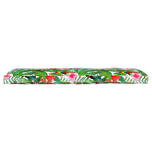 vidaXL Set de coussins de palette 2 pcs Jungle Tropicale 100 x 40 x 8 cm