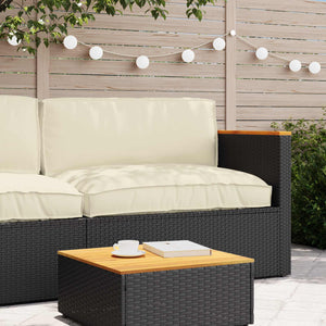 Palettenkissen Set Creme Oxford-Stoff 2-teilig