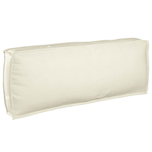 Palettenkissen Set Creme Oxford-Stoff 2-teilig
