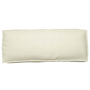 Palettenkissen Set Creme Oxford-Stoff 2-teilig
