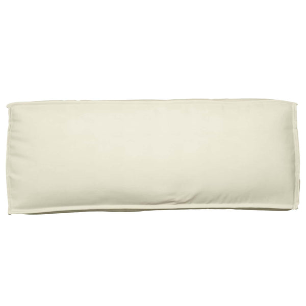 Palettenkissen Set Creme Oxford-Stoff 2-teilig