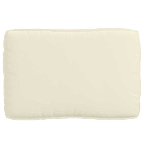 Palettenkissen Set Creme Oxford-Stoff 2-teilig