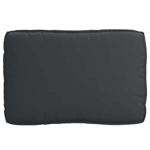 Palettenkissen Set Schwarz Oxford Stoff 2-teilig