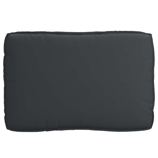 Palettenkissen Set Schwarz Oxford Stoff 2-teilig