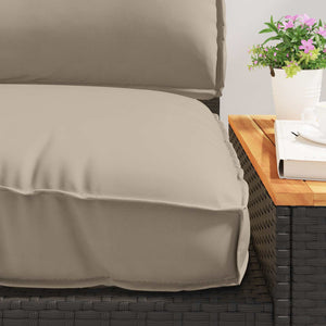 Palettenkissen Set 2-teilig Taupe
