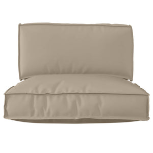 Palettenkissen Set 2-teilig Taupe