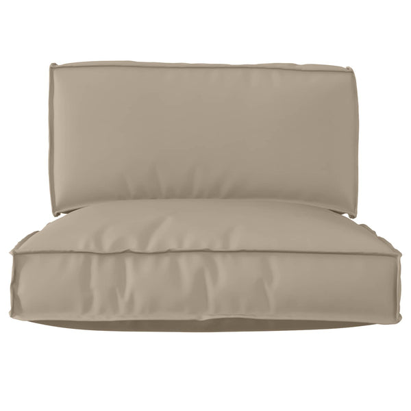 Palettenkissen Set 2-teilig Taupe