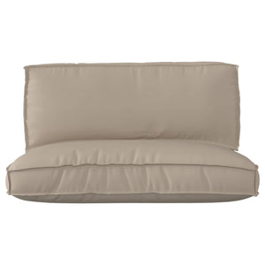 Palettenkissen Set 2-teilig Taupe