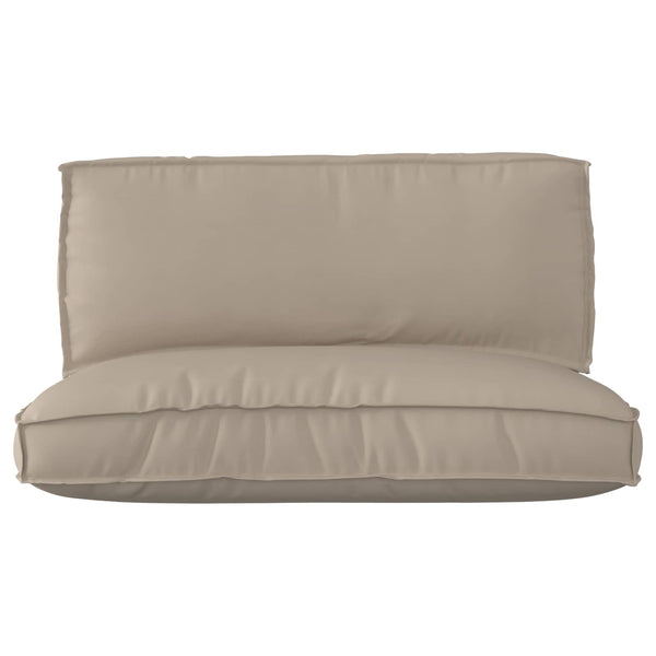 Palettenkissen Set 2-teilig Taupe