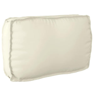 Palettenkissen-Set 3-teilig Creme Oxford
