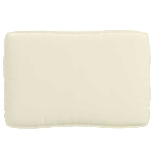 Palettenkissen-Set 3-teilig Creme Oxford