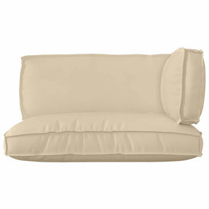 Palettenkissen Set 3-teilig Beige