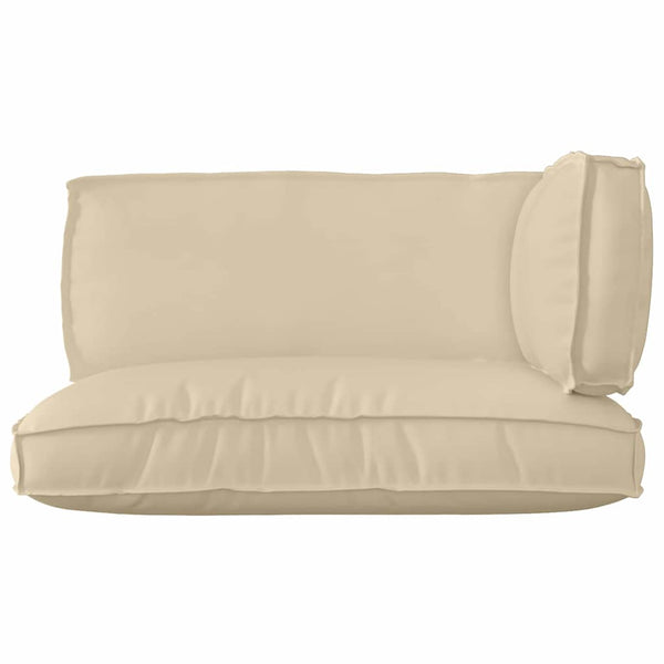 Palettenkissen Set 3-teilig Beige