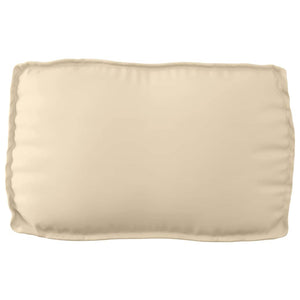 Palettenkissen Set 3-teilig Beige
