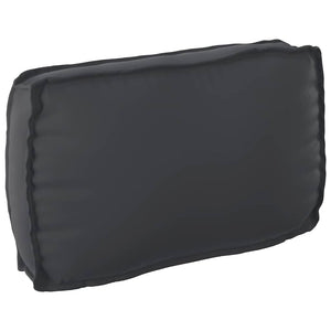 Palettenkissen Set 3-teilig Schwarz Oxford