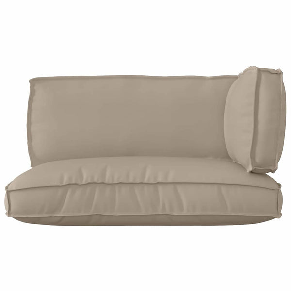 Palettenkissen Set 3-teilig Taupe