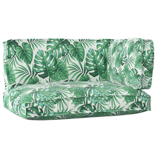Palettenkissen Set Floral Grün 3-teilig