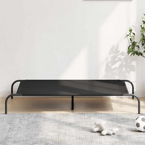 Erhöhtes Hundebett Schwarz 130x80 cm