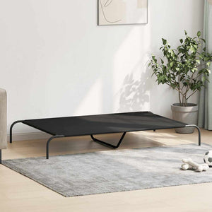 Erhöhtes Hundebett Schwarz 150x90 cm