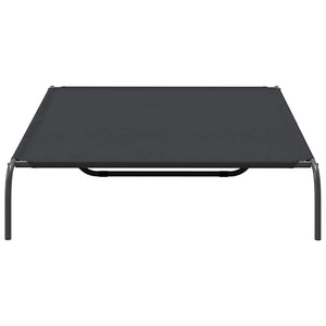 Erhöhtes Hundebett Schwarz 150x90 cm