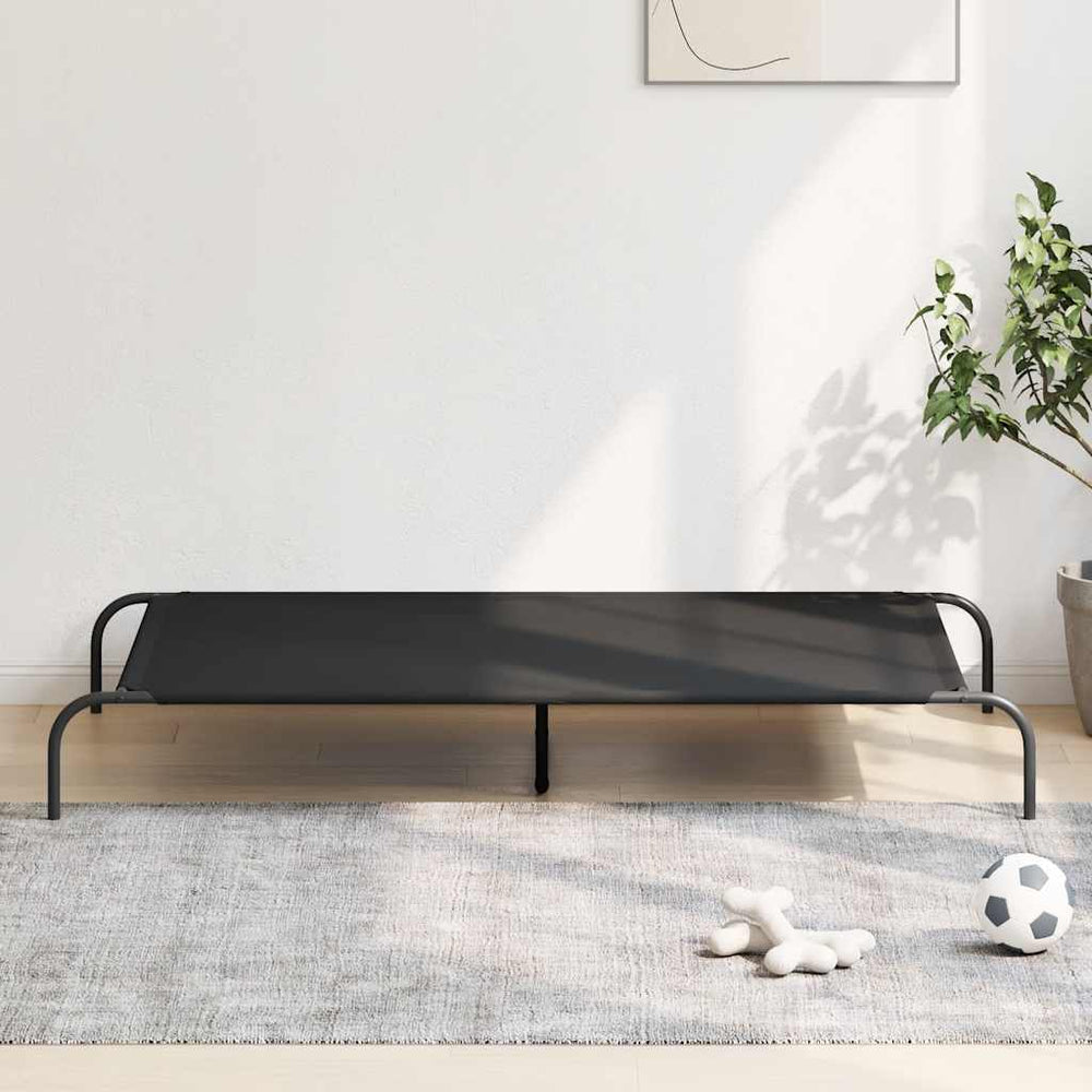 Erhöhtes Hundebett Schwarz 150x90 cm