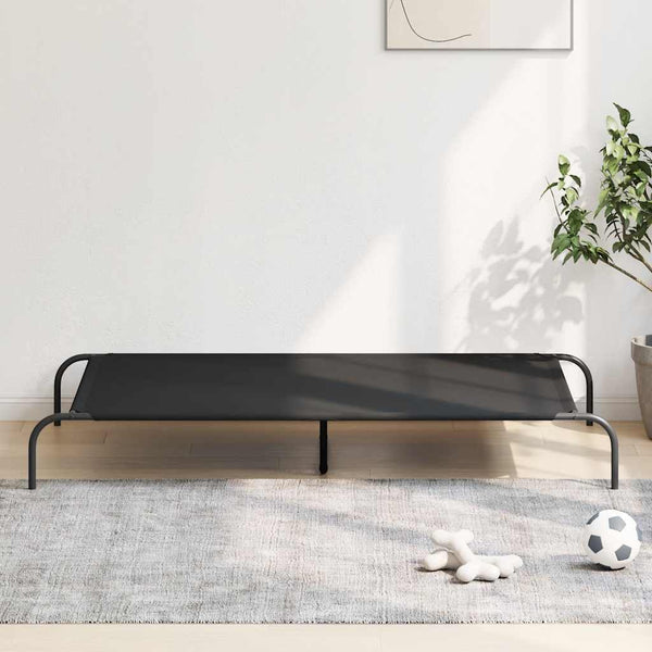 Erhöhtes Hundebett Schwarz 150x90 cm