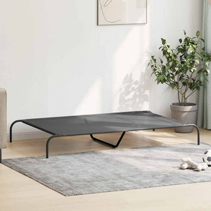Erhöhtes Hundebett Grau 150x90 cm