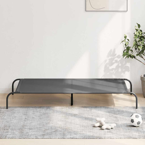 Erhöhtes Hundebett Grau 150x90 cm
