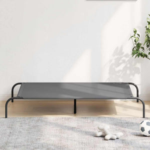 Erhöhtes Hundebett Grau 130x80 cm