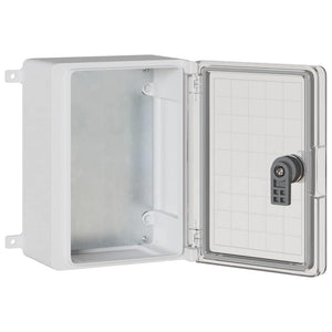 Grauer Steuerungsschrank 25x13x24cm