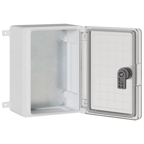 Grauer Steuerungsschrank 25x13x24cm