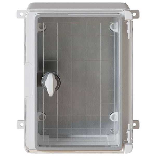 Grauer Steuerungsschrank 25x13x24cm