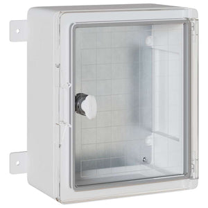 Grauer Steuerungsschrank ABS Kunststoff 32x13x30cm