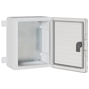Grauer Steuerungsschrank ABS Kunststoff 32x13x30cm