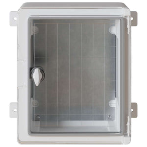 Grauer Steuerungsschrank ABS Kunststoff 32x13x30cm