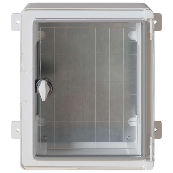 Grauer Steuerungsschrank ABS Kunststoff 32x13x30cm