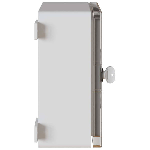 Grauer Steuerungsschrank ABS Kunststoff 32x13x30cm