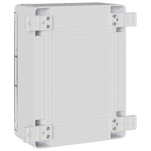 Grauer Steuerungsschrank ABS Kunststoff 32x13x33cm