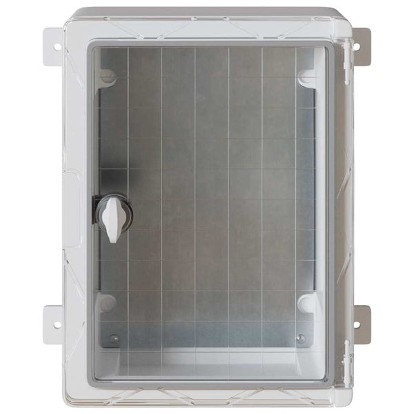 Grauer Steuerungsschrank ABS Kunststoff 32x13x33cm