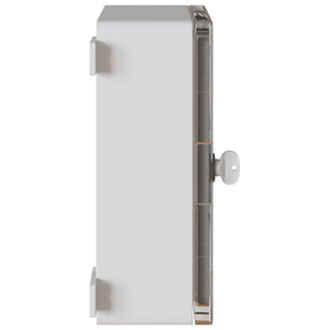 Grauer Steuerungsschrank ABS Kunststoff 32x13x33cm