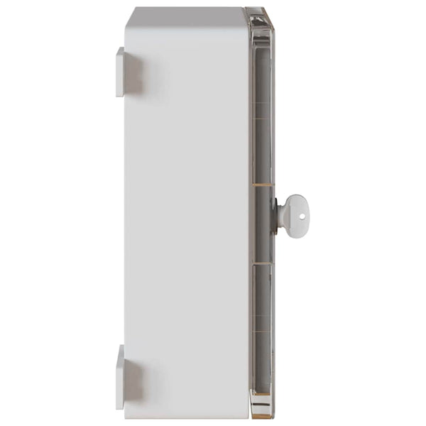 Grauer Steuerungsschrank ABS Kunststoff 32x13x33cm