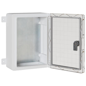 Grauer Steuerungsschrank ABS Kunststoff 32x15x35cm