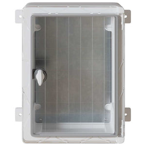 Grauer Steuerungsschrank ABS Kunststoff 32x15x35cm