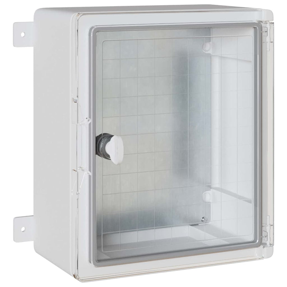 vidaXL Control Cabinet Gray 37 x 16.5 x 35 cm ABS Plastic