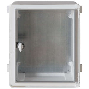 Grauer ABS Steuerungsschrank 37x16,5x35cm