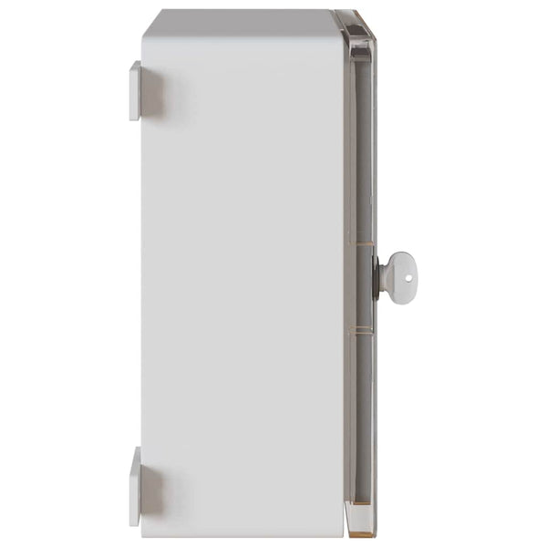 Grauer ABS Steuerungsschrank 37x16,5x35cm