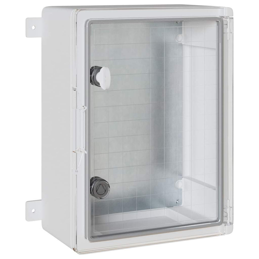 Grauer Steuerungsschrank ABS Kunststoff 37x19,5x40cm