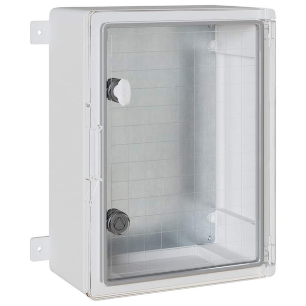 Grauer Steuerungsschrank ABS Kunststoff 37x19,5x40cm