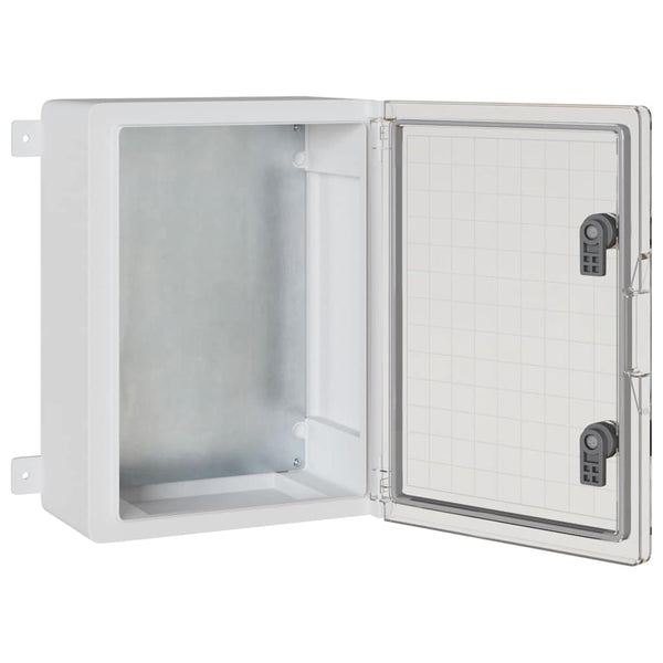 Grauer Steuerungsschrank ABS Kunststoff 37x19,5x40cm