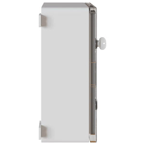 Grauer Steuerungsschrank ABS Kunststoff 37x19,5x40cm